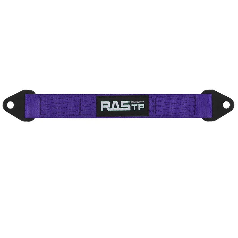 RASTP Limit Strap, Premium Quad Wrap Limit Strap Car Hauler Axle Straps Truck Wrecker Wheel Tie Down Strap with 10,000 Lb Webbing Strength (16 Inch, Purple) - Image 2